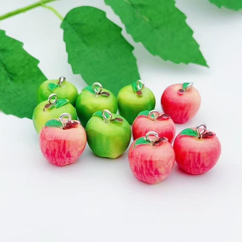 Food & Snacks Coloring Book Bold & Easy - 10pcs Simulation Apple Green Red Miniature