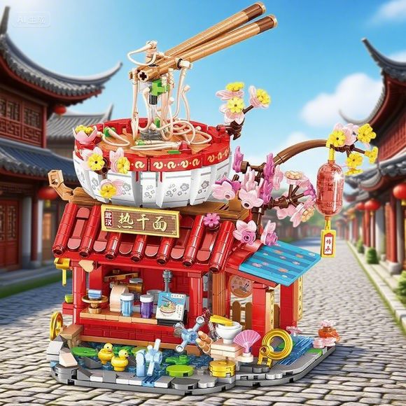 Food Nation Snacks - New Food Shops Building Blocks Chinese