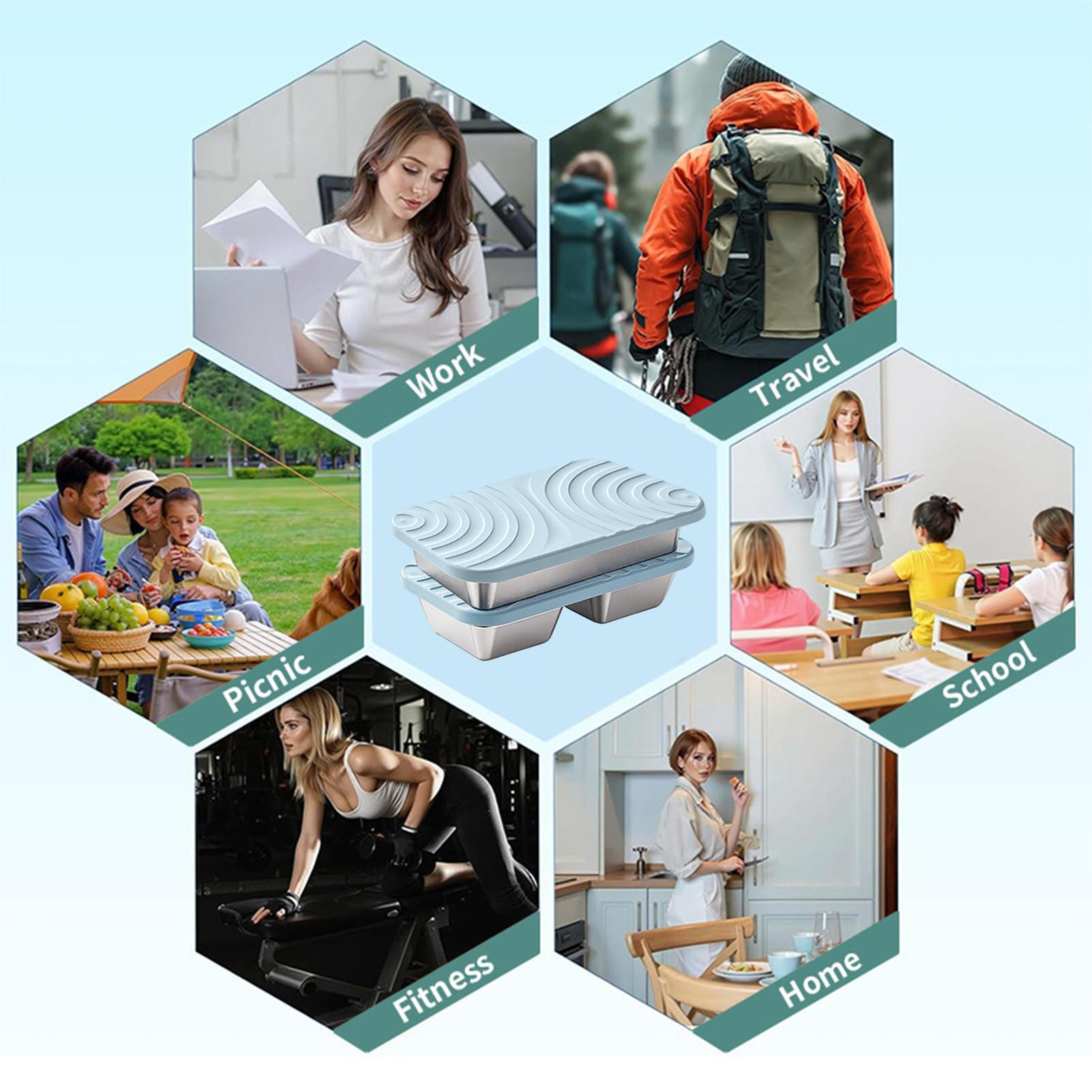 Stainless Steel Snack Containe - Food Snacks For School ulasan dan harga