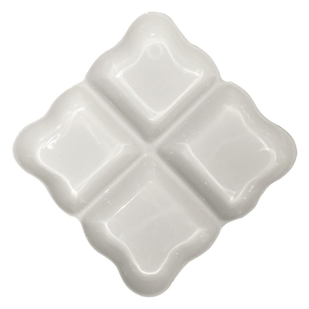 4-Compartment Ceramic Snack Di - Food In Japanese Snacks ulasan dan harga