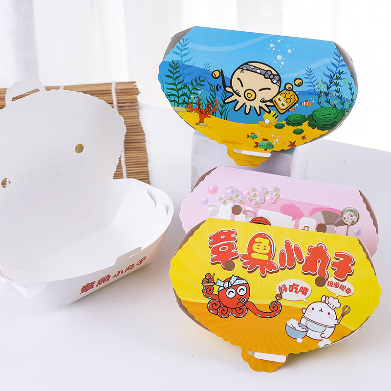 100Pcs Disposable Cartoon Octo - Food In Japanese Snacks ulasan dan harga