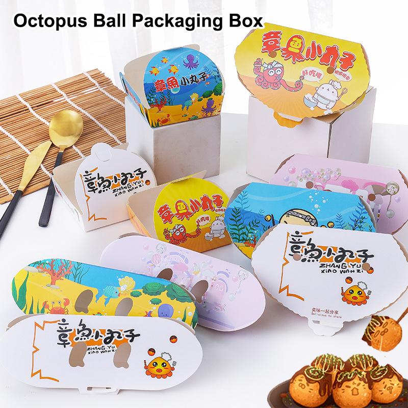 100Pcs Disposable Cartoon Octo - Food In Japanese Snacks ulasan dan harga