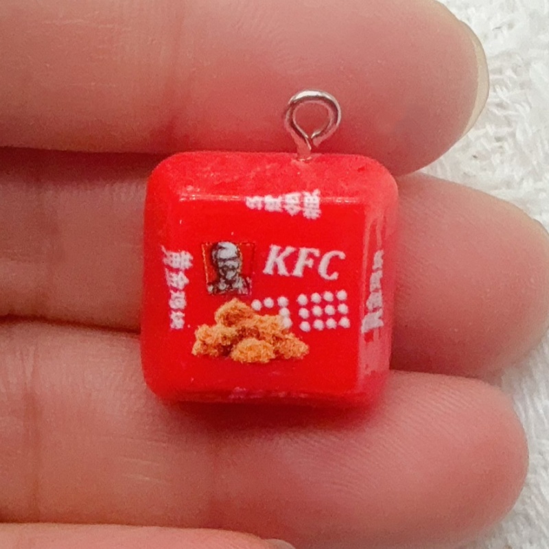10pcs cartoon resin food bag k - Food & Snacks Coloring Book Bold & Easy ulasan dan harga