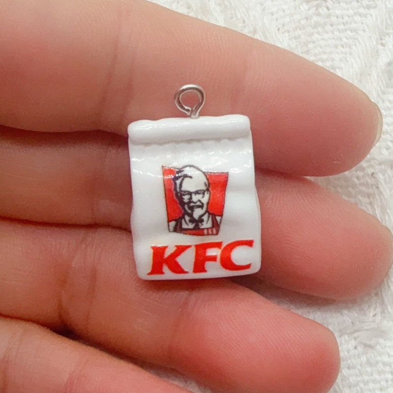 10pcs cartoon resin food bag k - Food & Snacks Coloring Book Bold & Easy ulasan dan harga