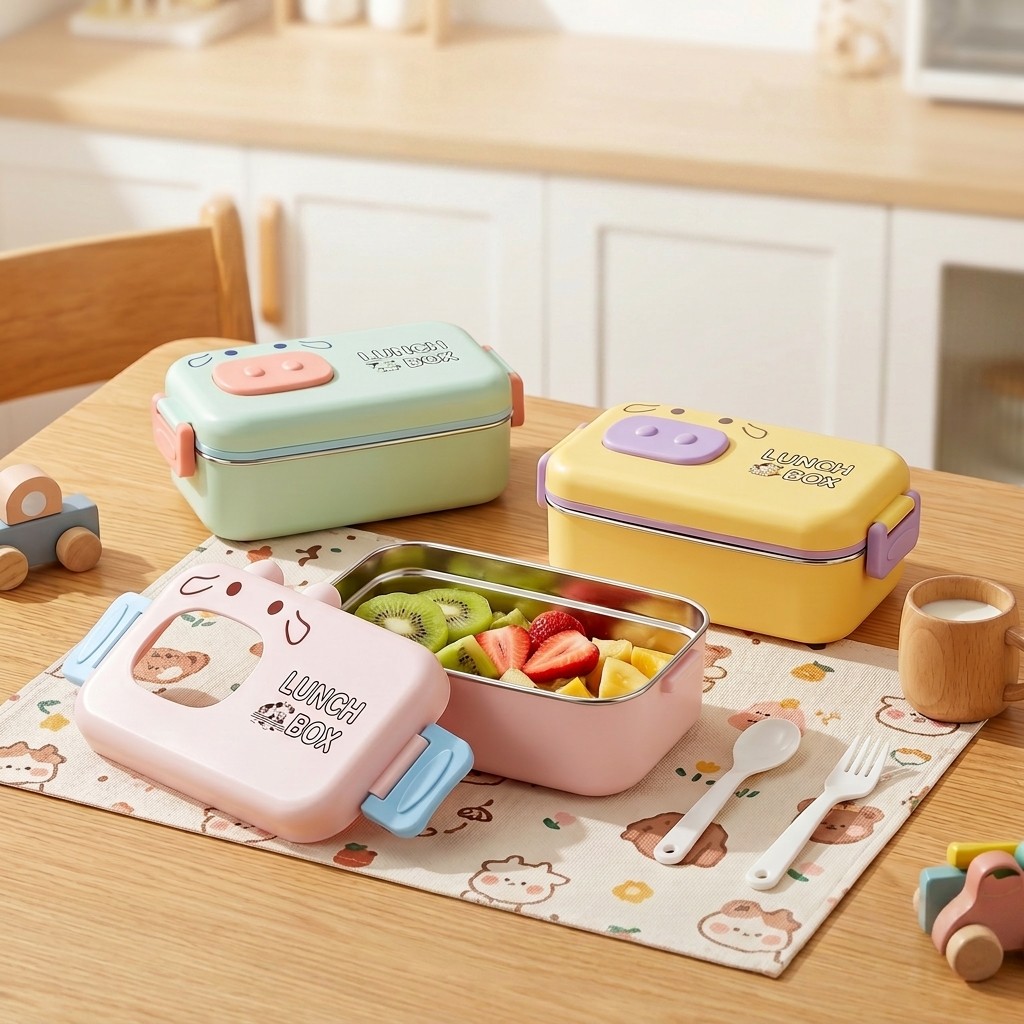 304 Stainless Steel Bento Box  - Food Snacks Wholesale ulasan dan harga