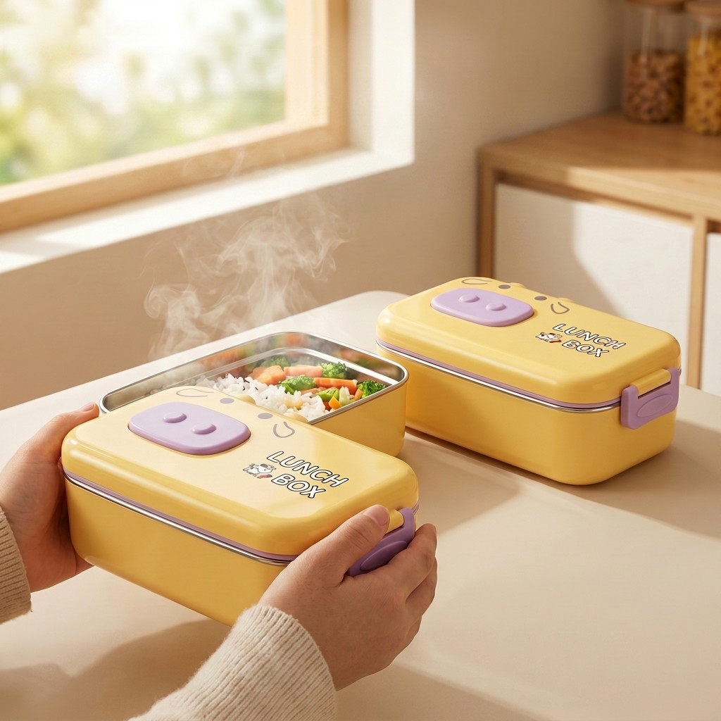 304 Stainless Steel Bento Box  - Food Snacks Wholesale ulasan dan harga