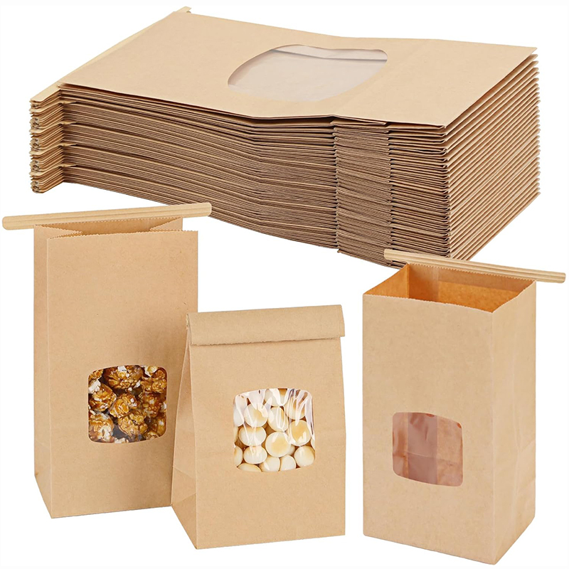10Pcs Bakery Bags, Window Seal - Food Snacks For School ulasan dan harga