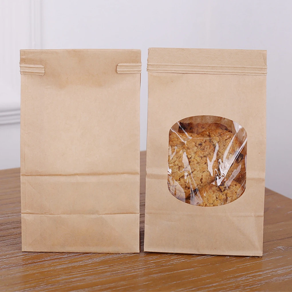 10Pcs Bakery Bags, Window Seal - Food Snacks For School ulasan dan harga