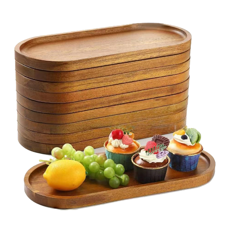 Tableware Solid Wood Food Tray - Food In Japanese Snacks ulasan dan harga
