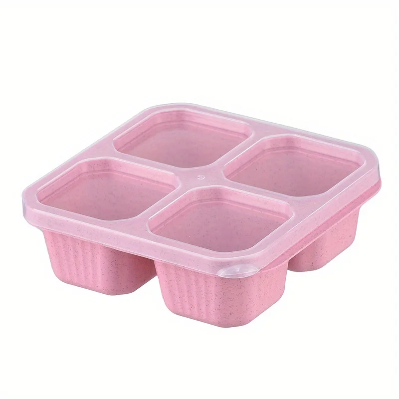 Snack Box with Four Transparen - Food Snacks Wholesale ulasan dan harga