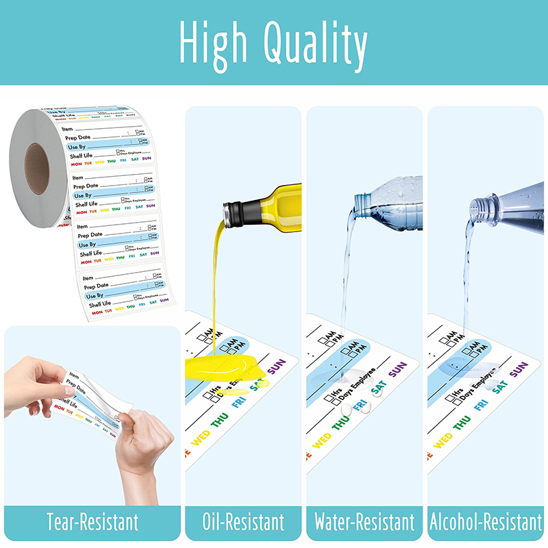 ●300Pcs/Roll Kitchen Date Food - Snacks Food Labels ulasan dan harga