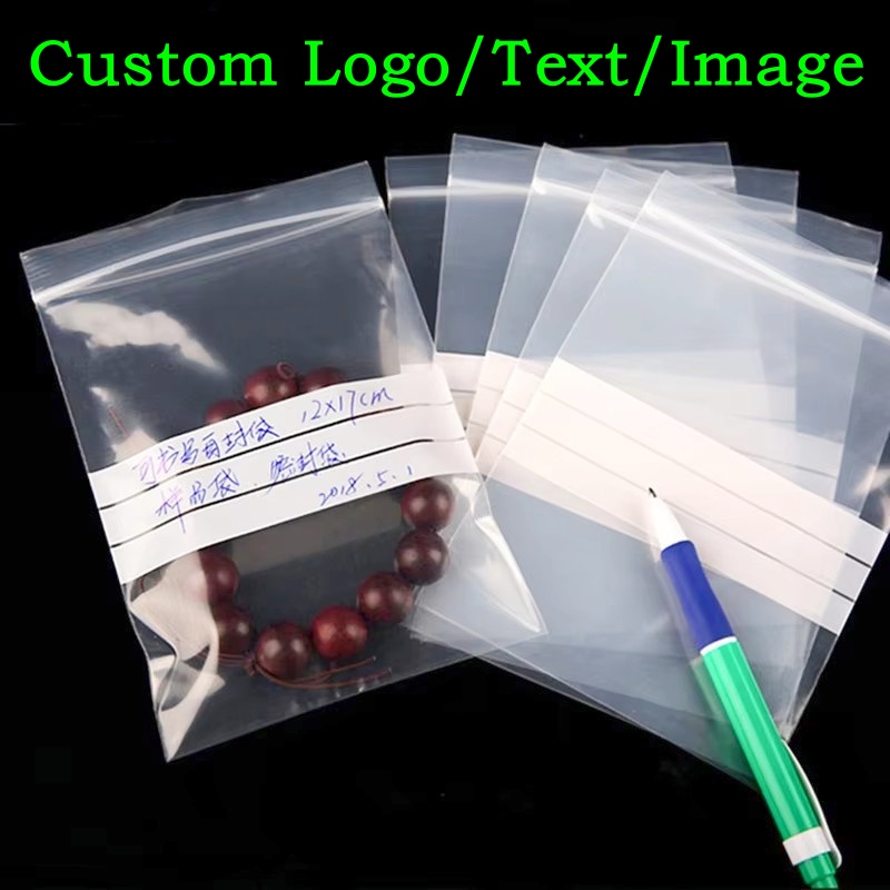 200PCS PE Clear Plastic Writin - Food Snacks For School ulasan dan harga