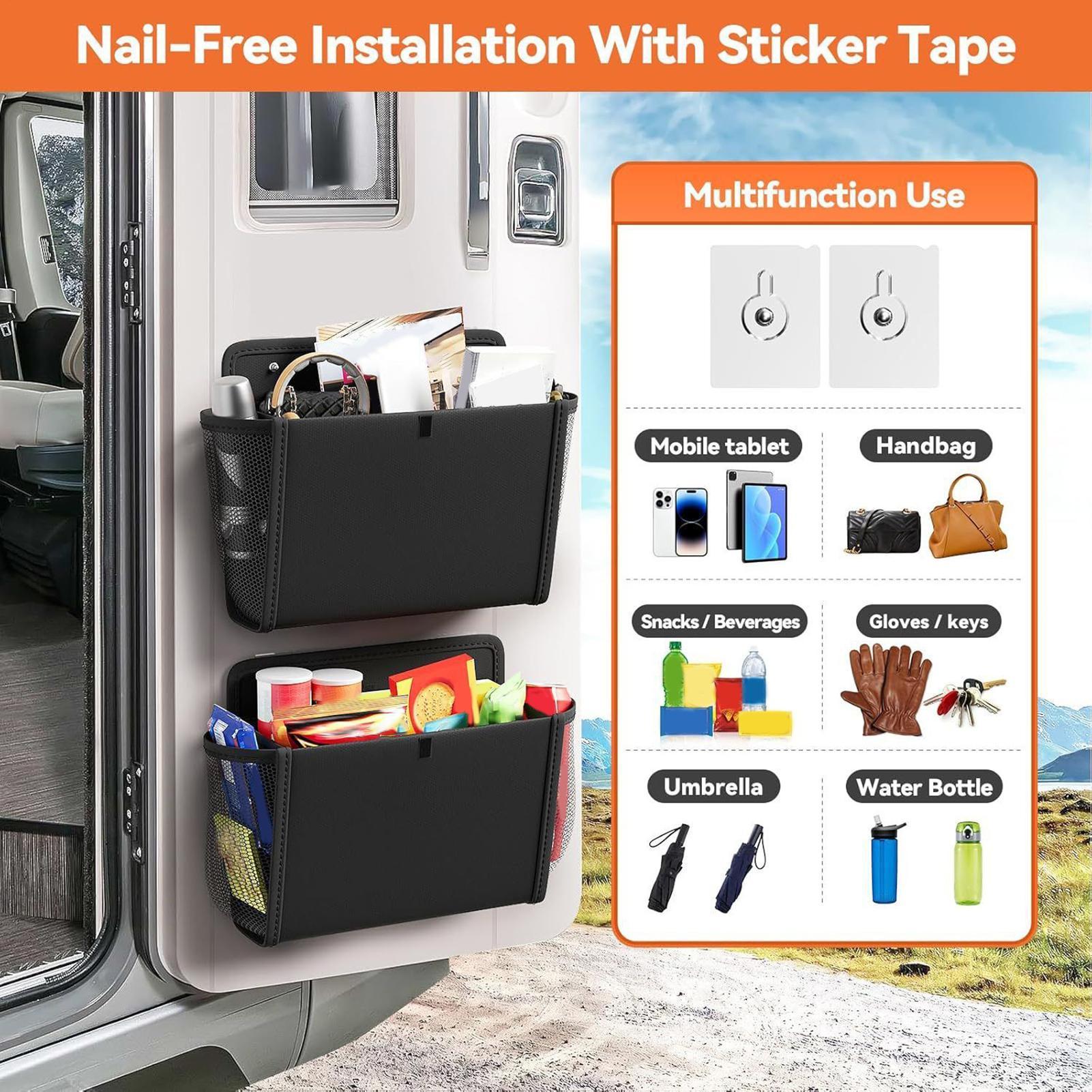 Door Storage Organizer 2 Piece - Rv Snacks & Food Zone Surat Menu ulasan dan harga