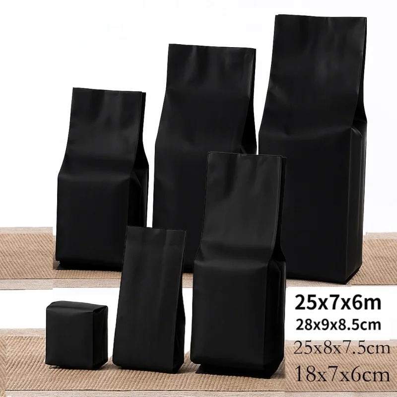 100PCS Open Top Matte Black Al - Food Snacks That Are Black ulasan dan harga