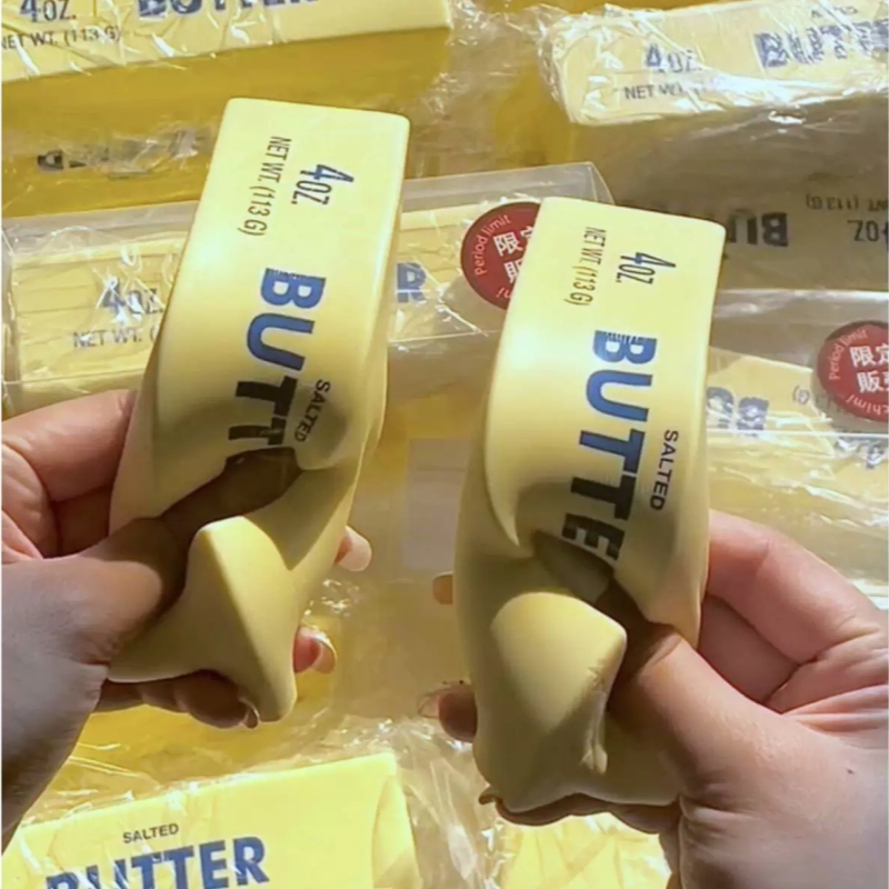 1Pc Butter Squeeze Toy For Adu - Food & Snacks Coloring Book Bold & Easy ulasan dan harga