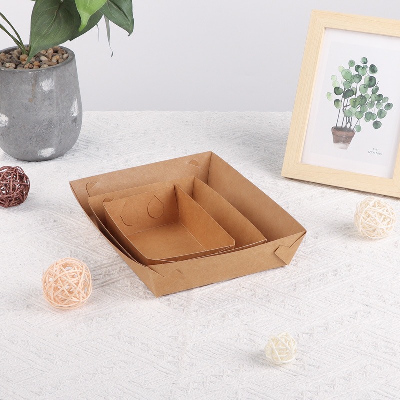 10/30/50pcs Kraft Paper Dispos - Food Snacks For School ulasan dan harga