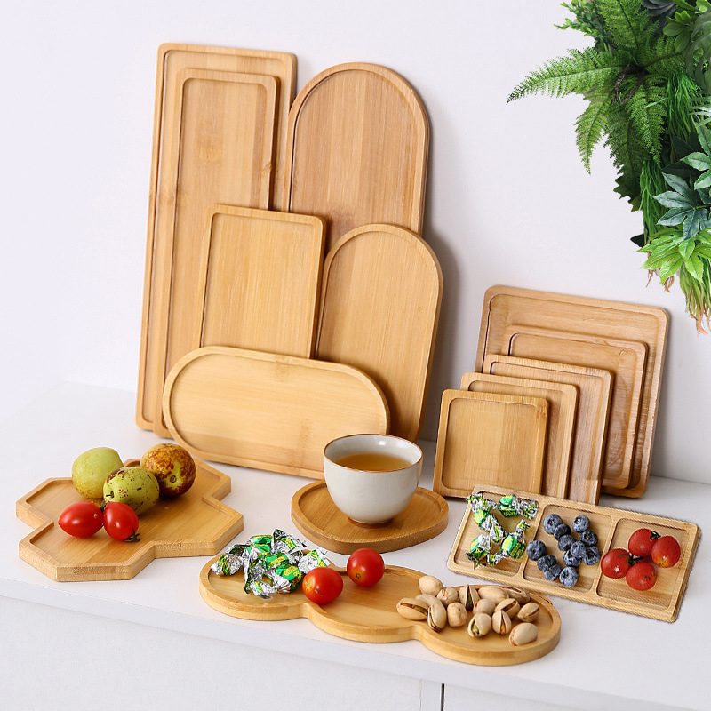 Tableware Solid Wood Food Tray - Food In Japanese Snacks ulasan dan harga