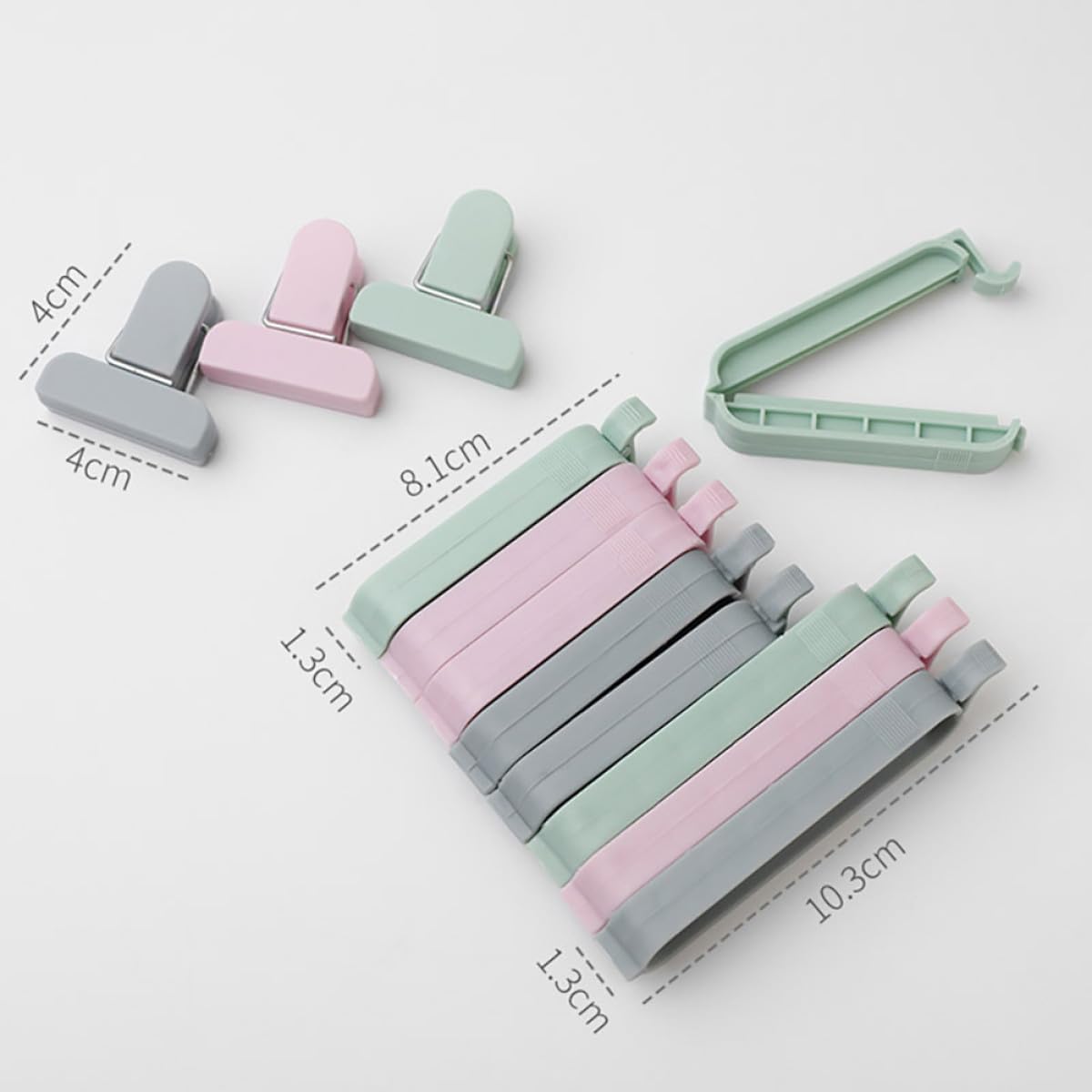 12pcs Mixed Color Plastic Seal - Food Snacks Wholesale ulasan dan harga