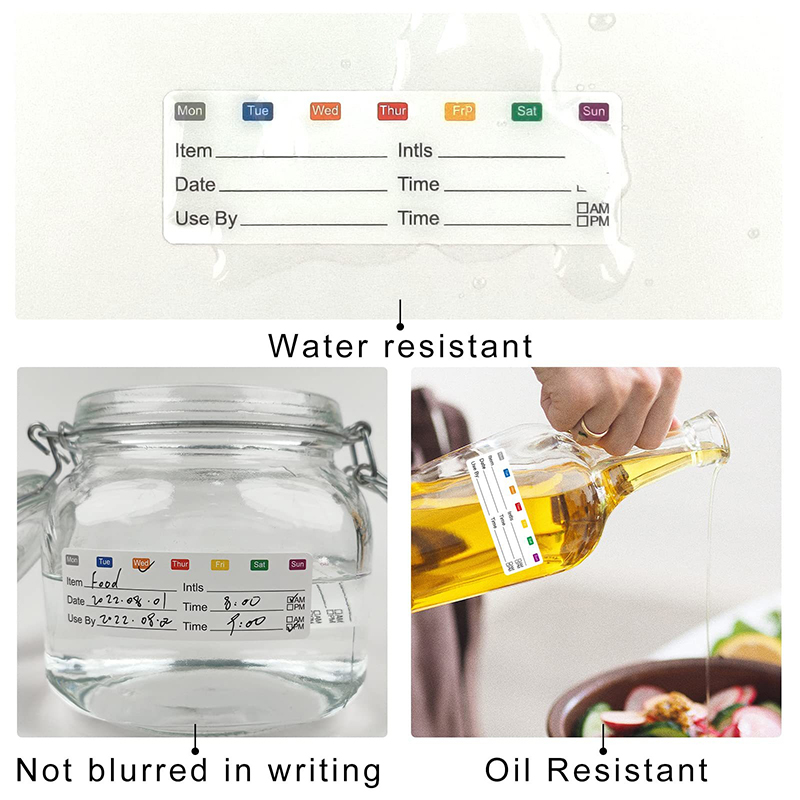 300Pcs/Roll Candy Storage Expi - Snacks Food Labels ulasan dan harga