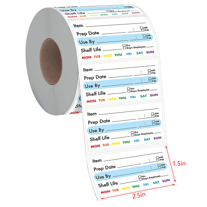 Label Stationery Sticker Snack - Snacks Food Labels ulasan dan harga