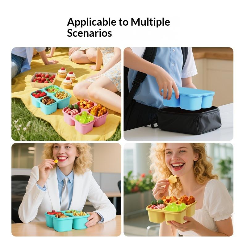 Food Grade Silicone Snack Box  - Food Snacks For School ulasan dan harga