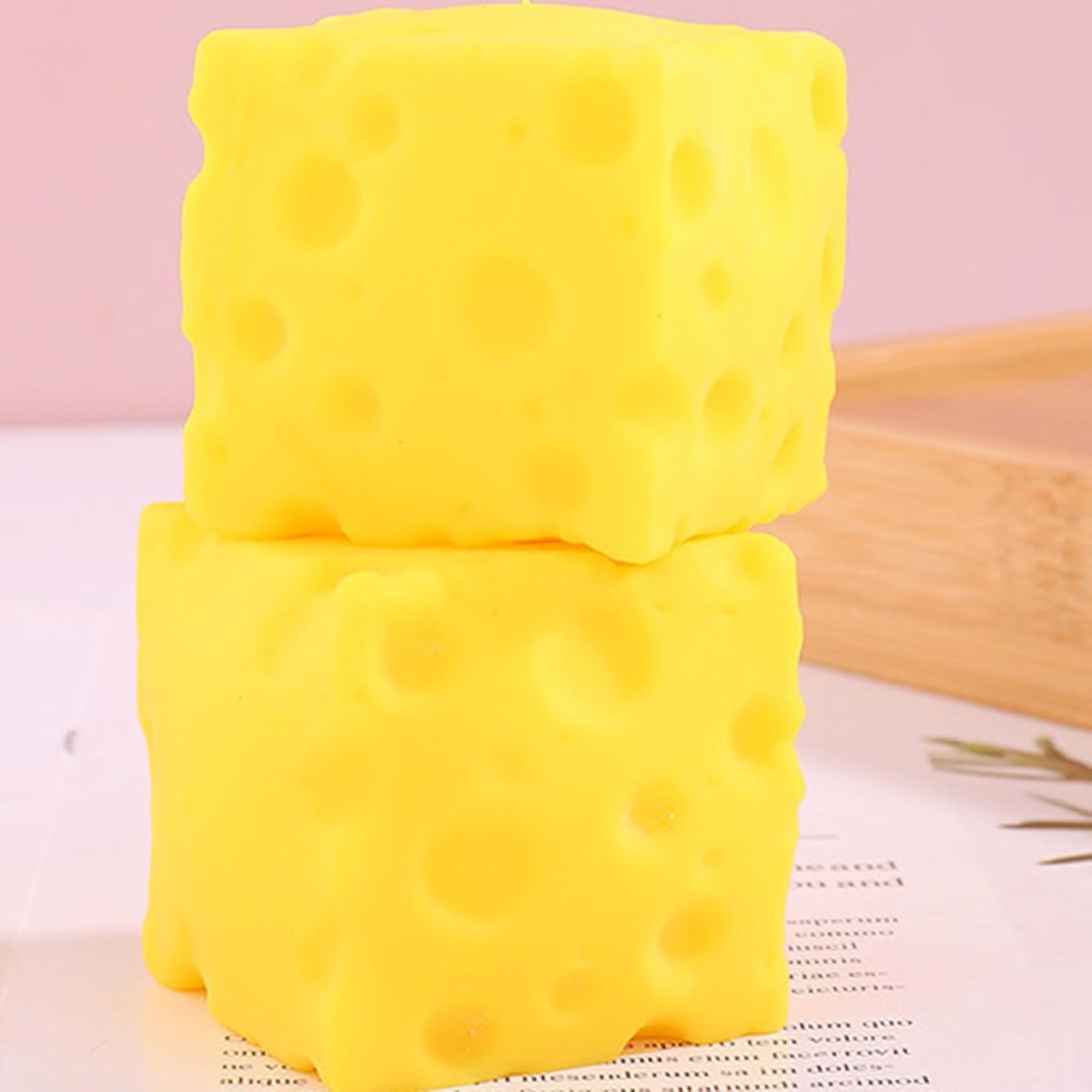 Cheese Stress Ball Squishy Toy - Food & Snacks Coloring Book Bold & Easy ulasan dan harga