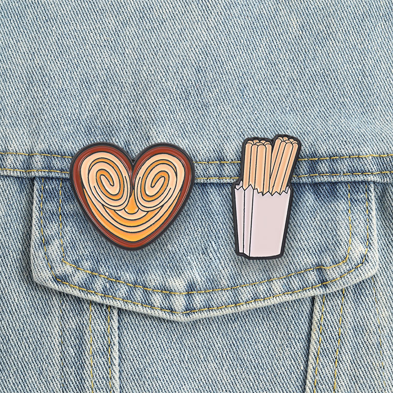 Mexican Churro Palmier Enamel  - Food Snacks In Spanish ulasan dan harga