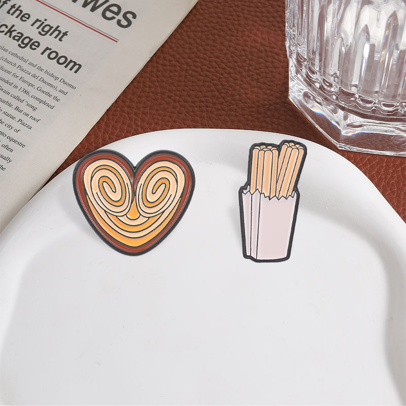 Mexican Churro Palmier Enamel  - Food Snacks In Spanish ulasan dan harga