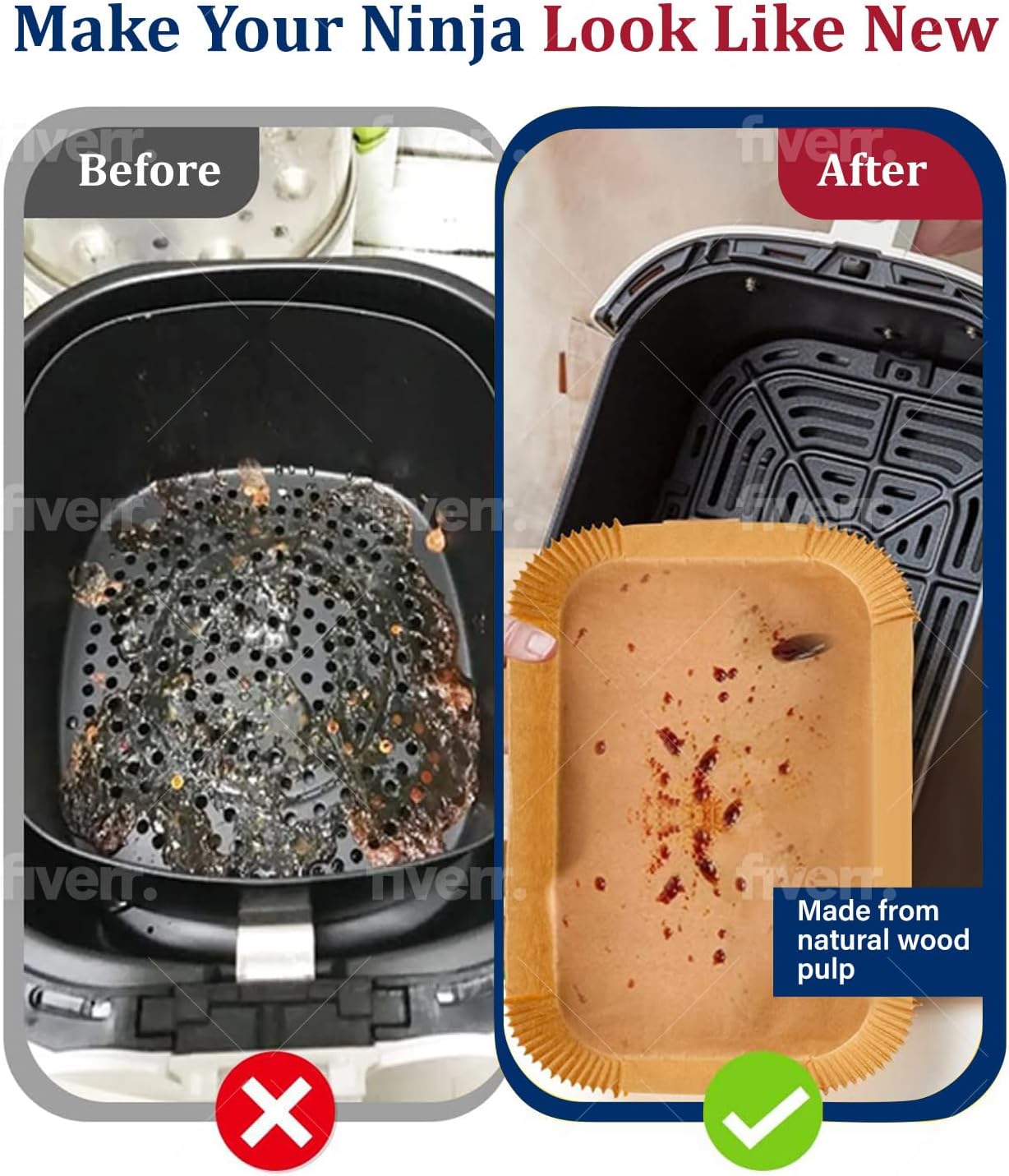 Air Fryer Cooking Baking Paper - Ninja Air Fryer Af300 ulasan dan harga