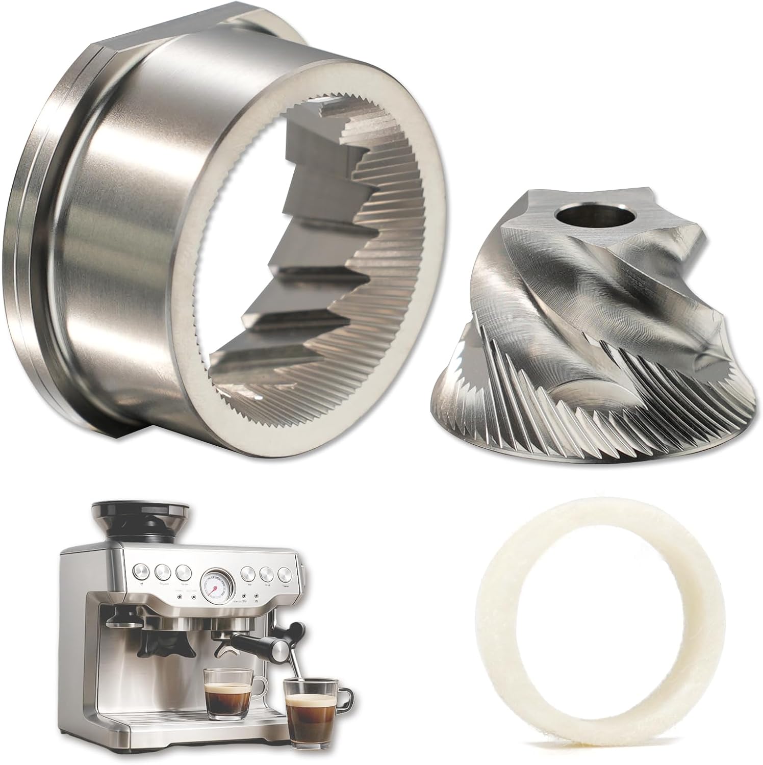 Conical Grinder Burr Set Repla - Breville Espresso Bes870 ulasan dan harga